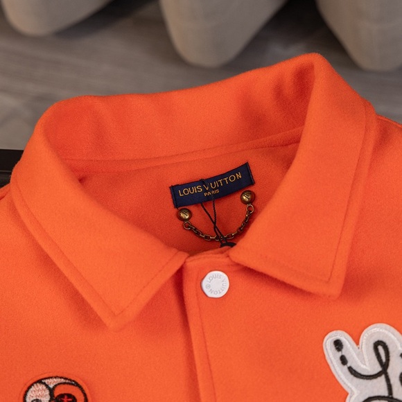 Louis Vuitton Orange Baseball Jacket - Picture 10 of 14